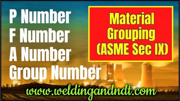 P Number, F Number and A Number in welding (ASME Section IX) | Welding ...